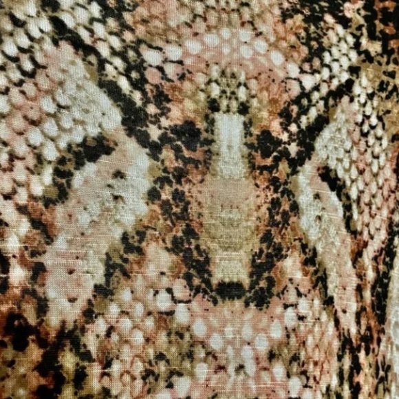 Texas True Threads Duster Cardigan in Snakeskin Print Medium - Picture 3 of 5